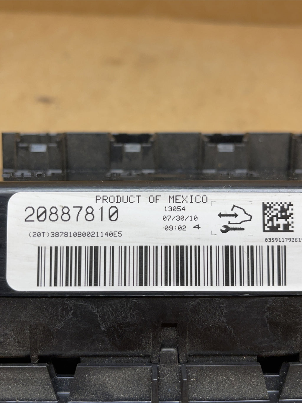 2007 2010 CHEVY SILVERADO 1500 A/C HEATER CLIMATE TEMPERATURE CONTROL 208878104