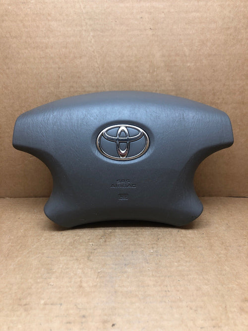 02 04 TOYOTA CAMRY FRONT LEFT DRIVER SIDE STEERING WHEEL AIRBAG AIR BAG GRAY0