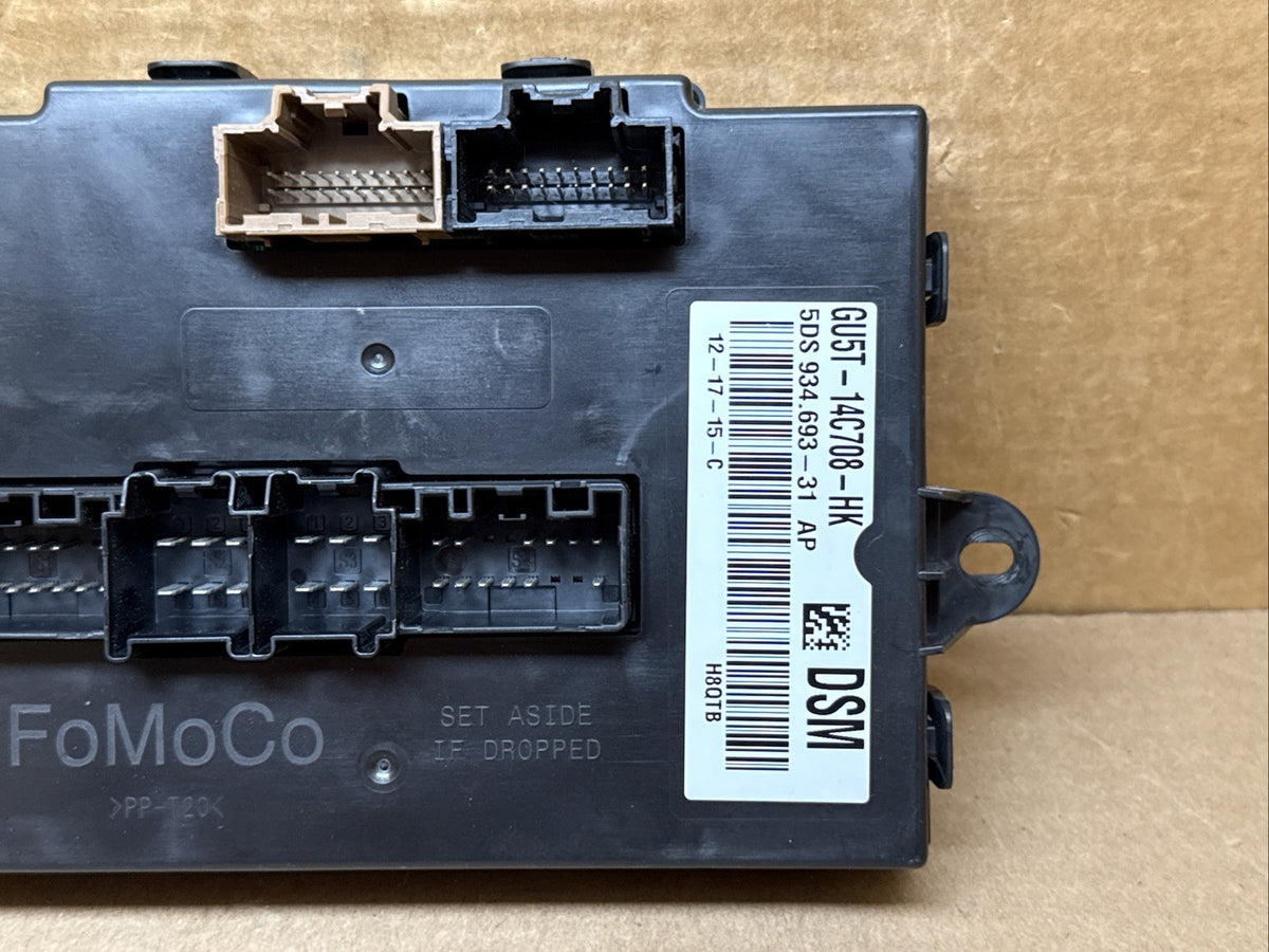 Ford Lincoln Front Left Driver Side Seat Memory Module GU5T 14C708 HK2