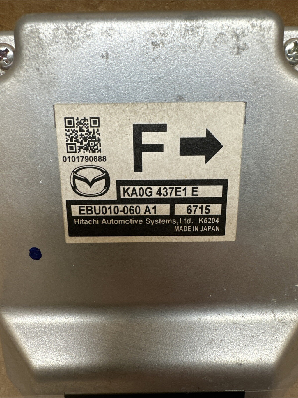 2015 2016 Mazda CX5 Parking Brake Assist Control Module KA0G 437E1 E1