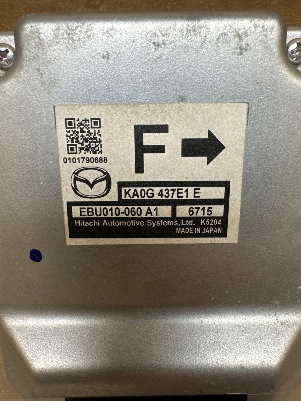2015 2016 Mazda CX5 Parking Brake Assist Control Module KA0G 437E1 E1