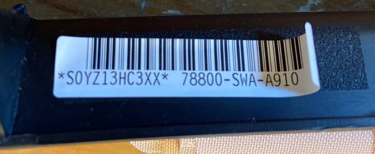 HONDA CRV CR-V RIGHT SIDE PASSENGER CURTAIN ROOF AIRBAG AIR BAG 78800-SWA-A9106