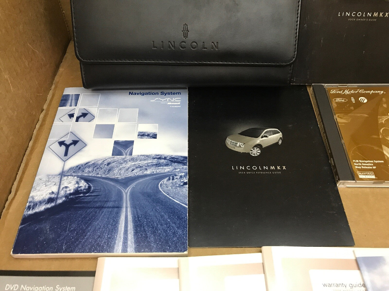2008 08 LINCOLN MKX OWNER'S OWNERS OWNER MANUAL BOOK GUIDE SET CASE WALLET OEM2