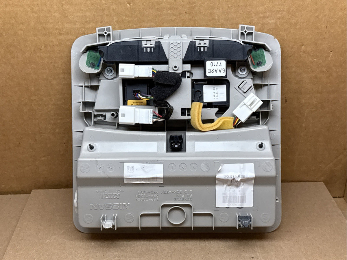 2016 2019 Nissan Murano Front Center Over Head Overhead Console Gray 26430 5AC8B4