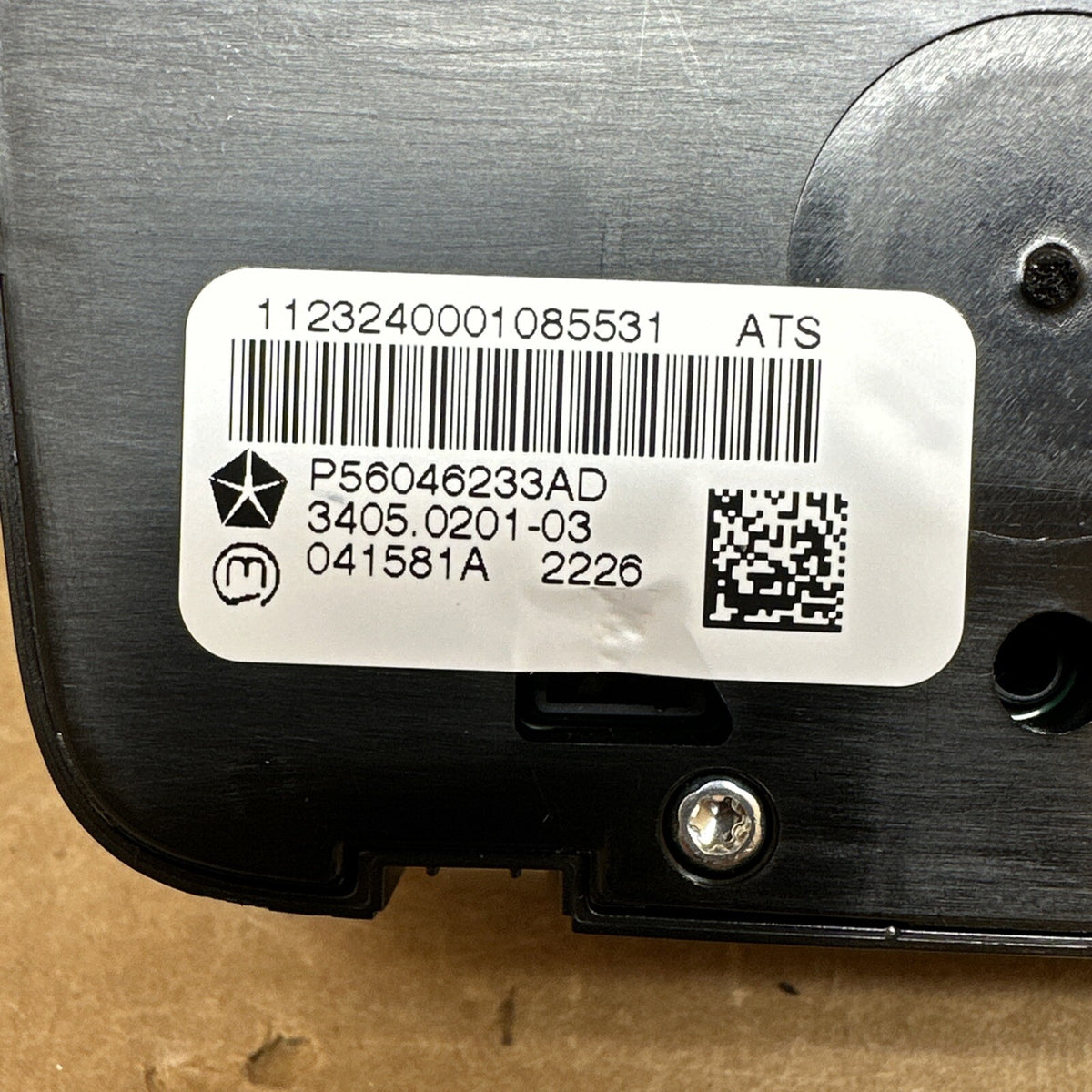 2011 2013 Grand Cherokee Center Console Transfer Case Suspension Switch OEM5