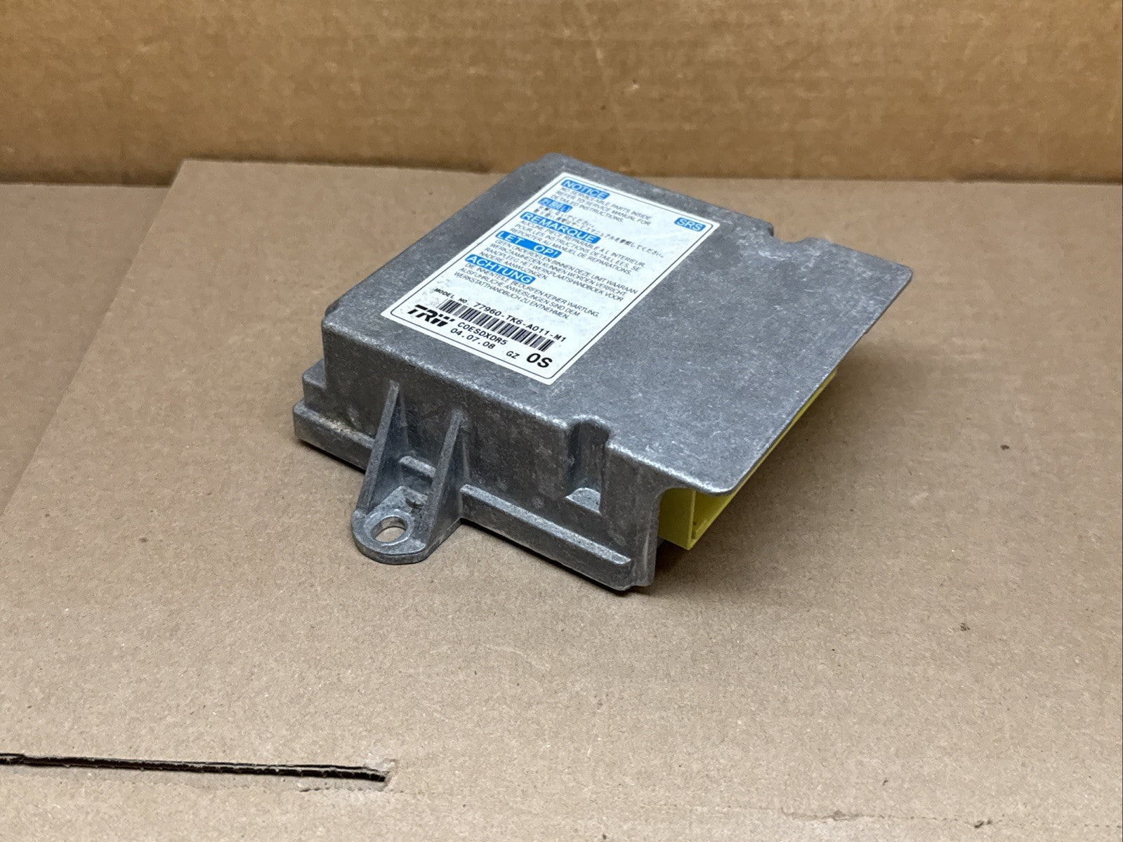 2009 2014 Honda Fit Air Bag Airbag Computer Control Module 77960 TK6 A011 M12