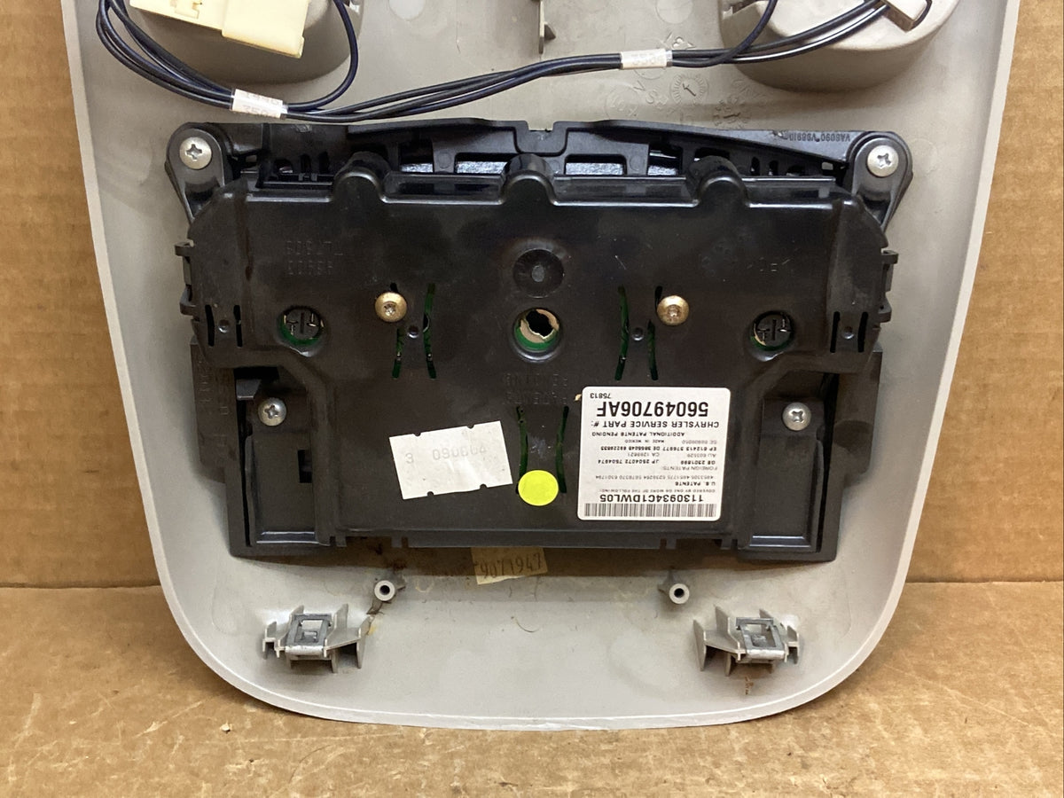 2002 2005 Dodge Ram Overhead Console Dome Map Lights Digital Display 56049706AF6