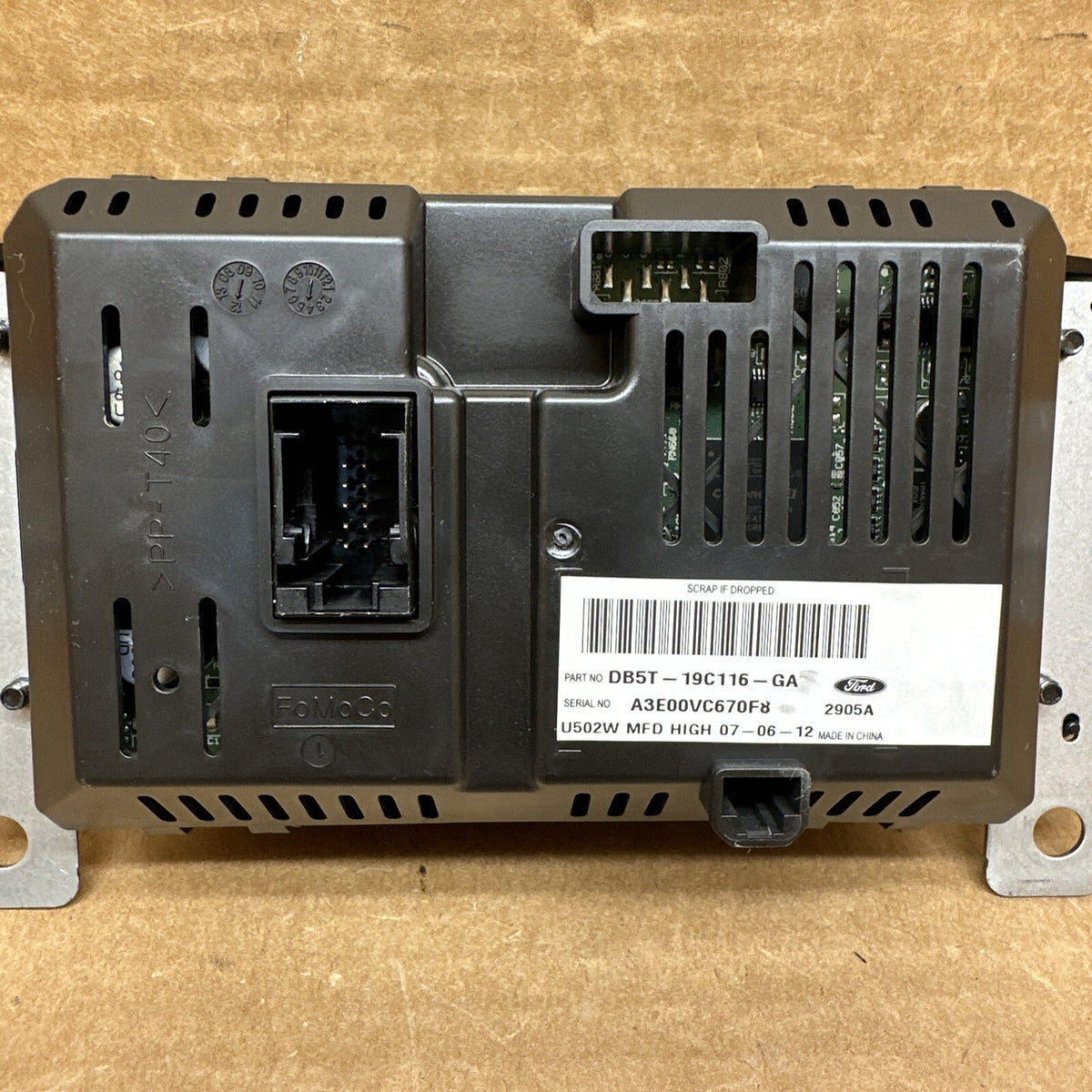 2012 2014 Ford Explorer Radio Dash Display Screen OEM DB5T 19C116 GA7