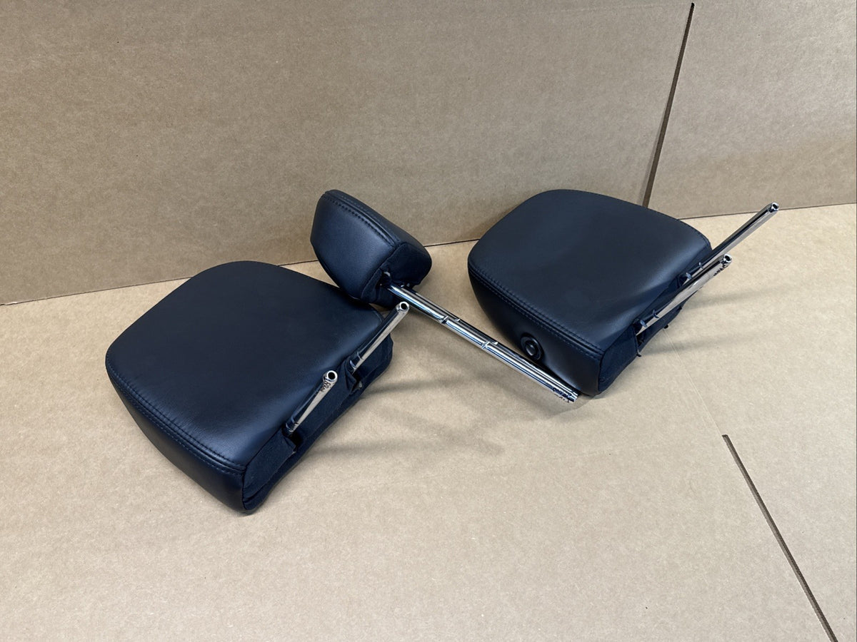 2011 2014 Ford F 150 F150 Back Rear Head Rest Headrest Black Leather Set of 311