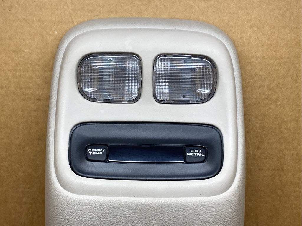 1994 1997 Dodge Ram Overhead Console Dome Map Lights Digital Display Compass1