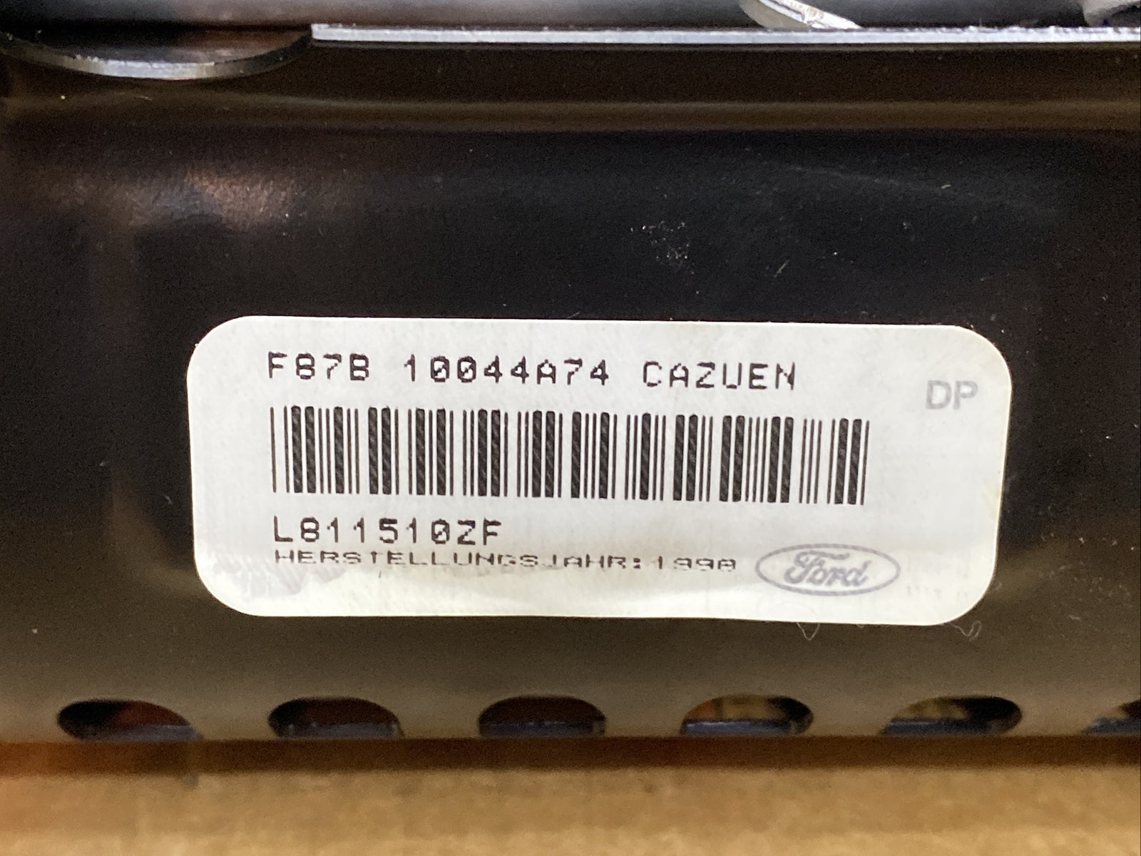 1999 2003 Ford Ranger Front Right Passenger Side Dash Air Bag Airbag Gray OEM10