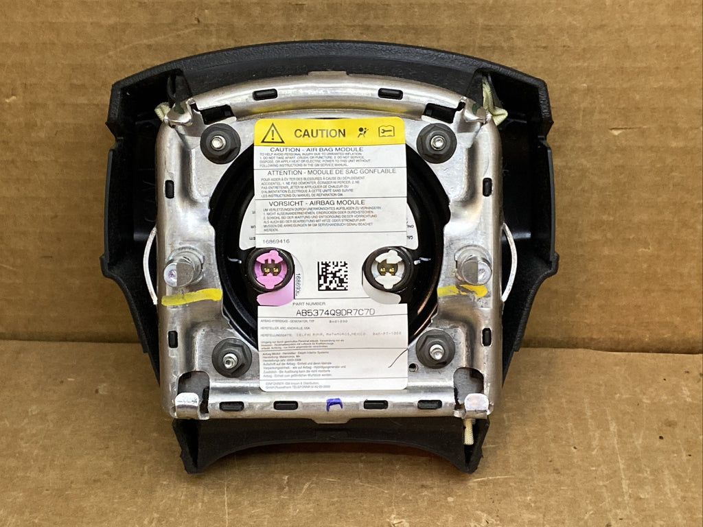 03 06 Silverado Tahoe Left Driver Side Steering Wheel Air Bag Airbag Two Plug6