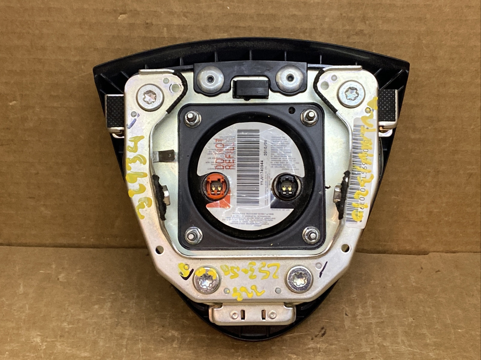 09 12 Elantra Touring Front Left Driver Side Steering Wheel Air Bag Airbag Black7
