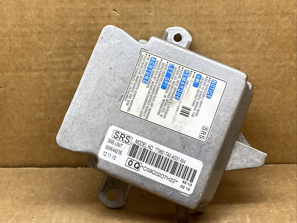 Honda Accord SRS AirBag Air Bag Control Module OEM 77960 TA0 A031 M41