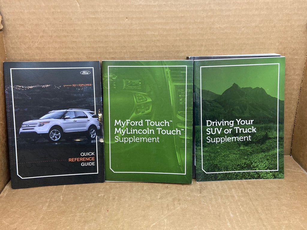 2011 FORD EXPLORER OWNER'S OWNERS OWNER MANUAL BOOK GUIDE SET CASE OEM2