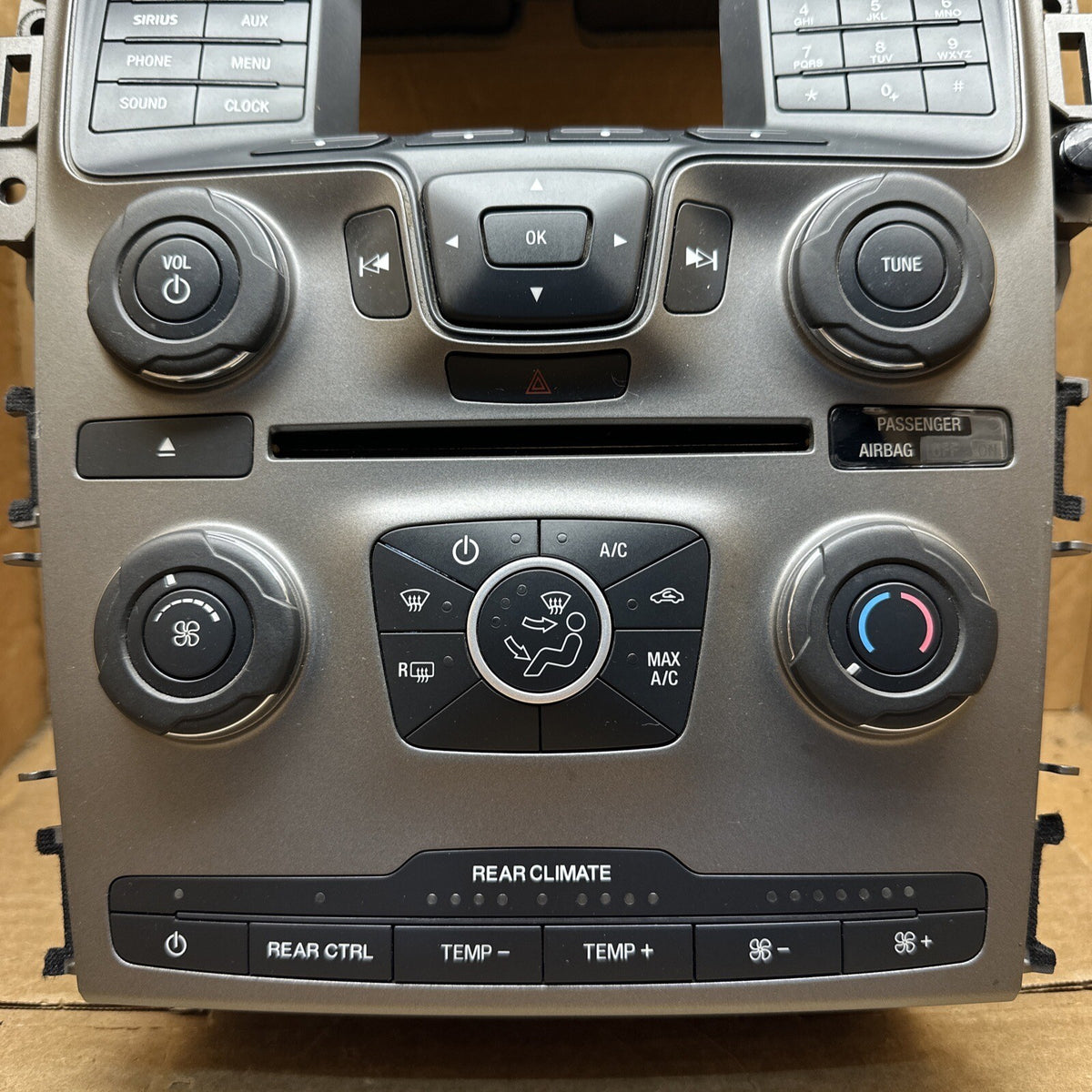 2013 2015 Ford Explorer Radio Climate Control Panel Bezel DB5T 18A802 AA1