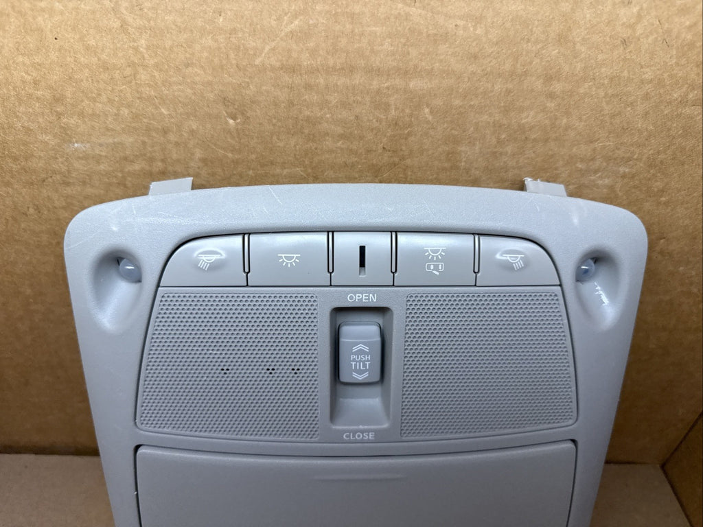 2016 2018 Nissan Murano Front Center Over Head Overhead Console Gray 26430 5AC2A1