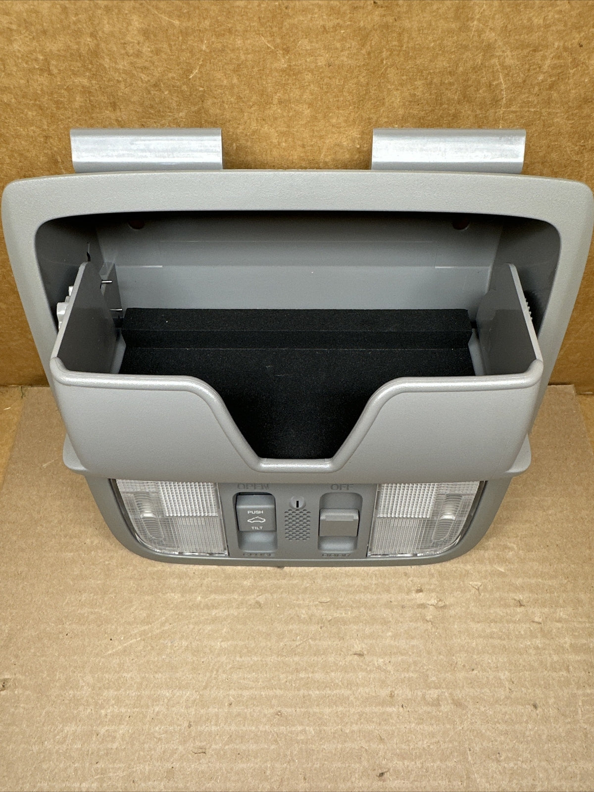 2013 2017 Honda Accord Front Over Head Overhead Center Console Gray Sunroof3