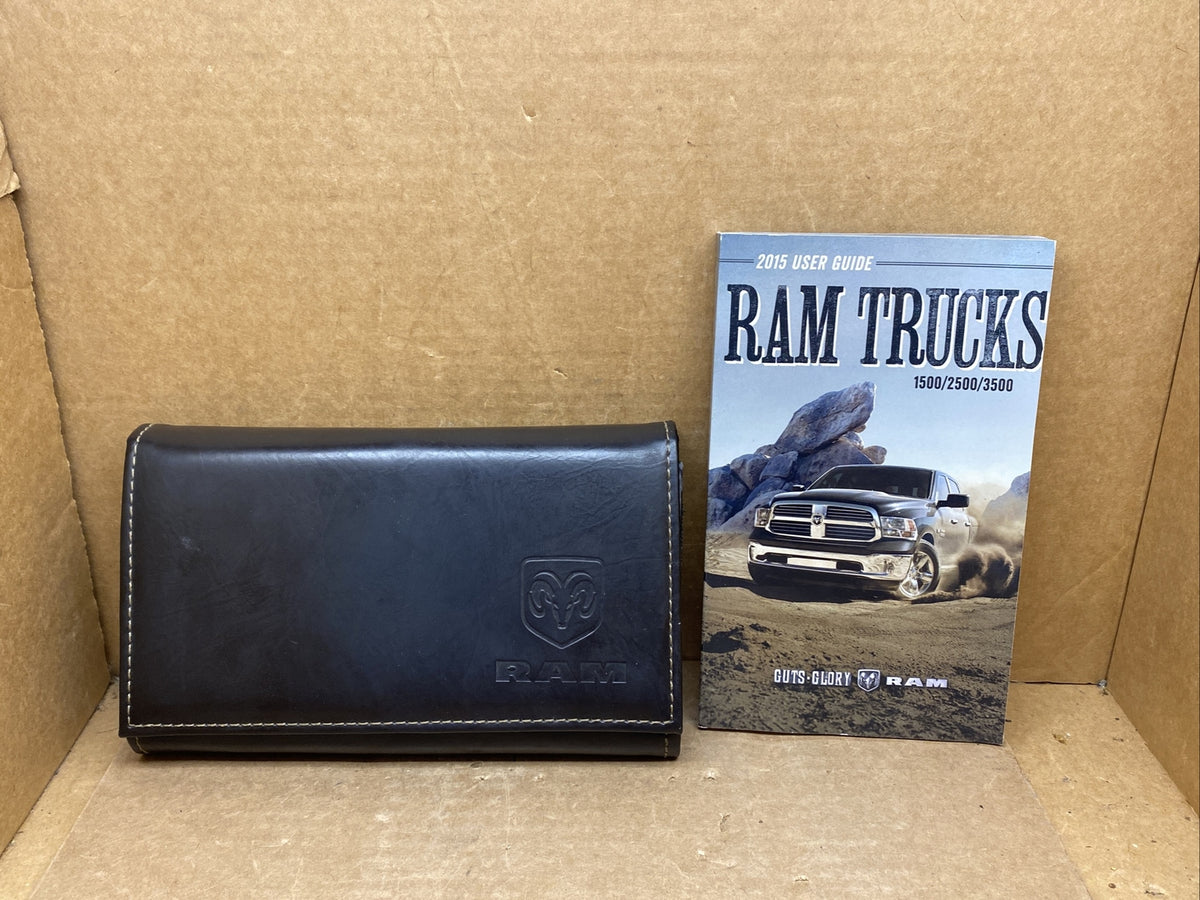 2015 Ram Trucks 1500 2500 3500 Owner's Owners Owner Manual Book Guide Set Case4