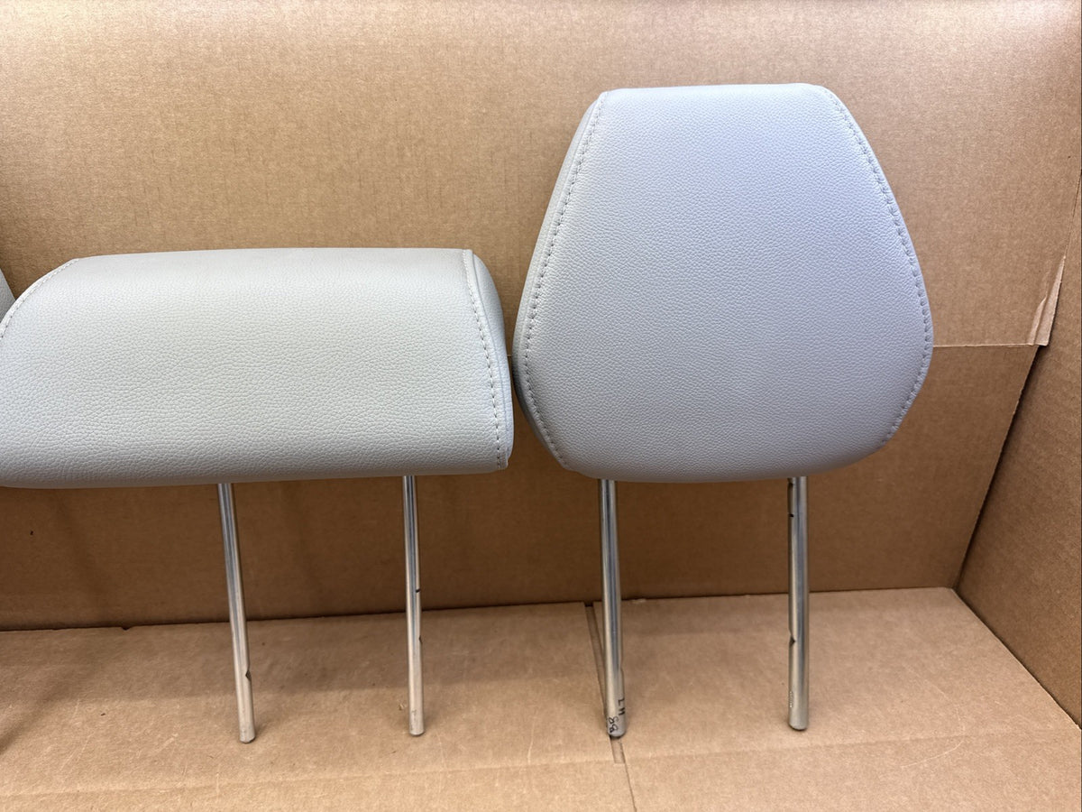 2014-2020 Acura MDX Headrest Head Rest Second 2nd Row Rear Set Leather Gray3