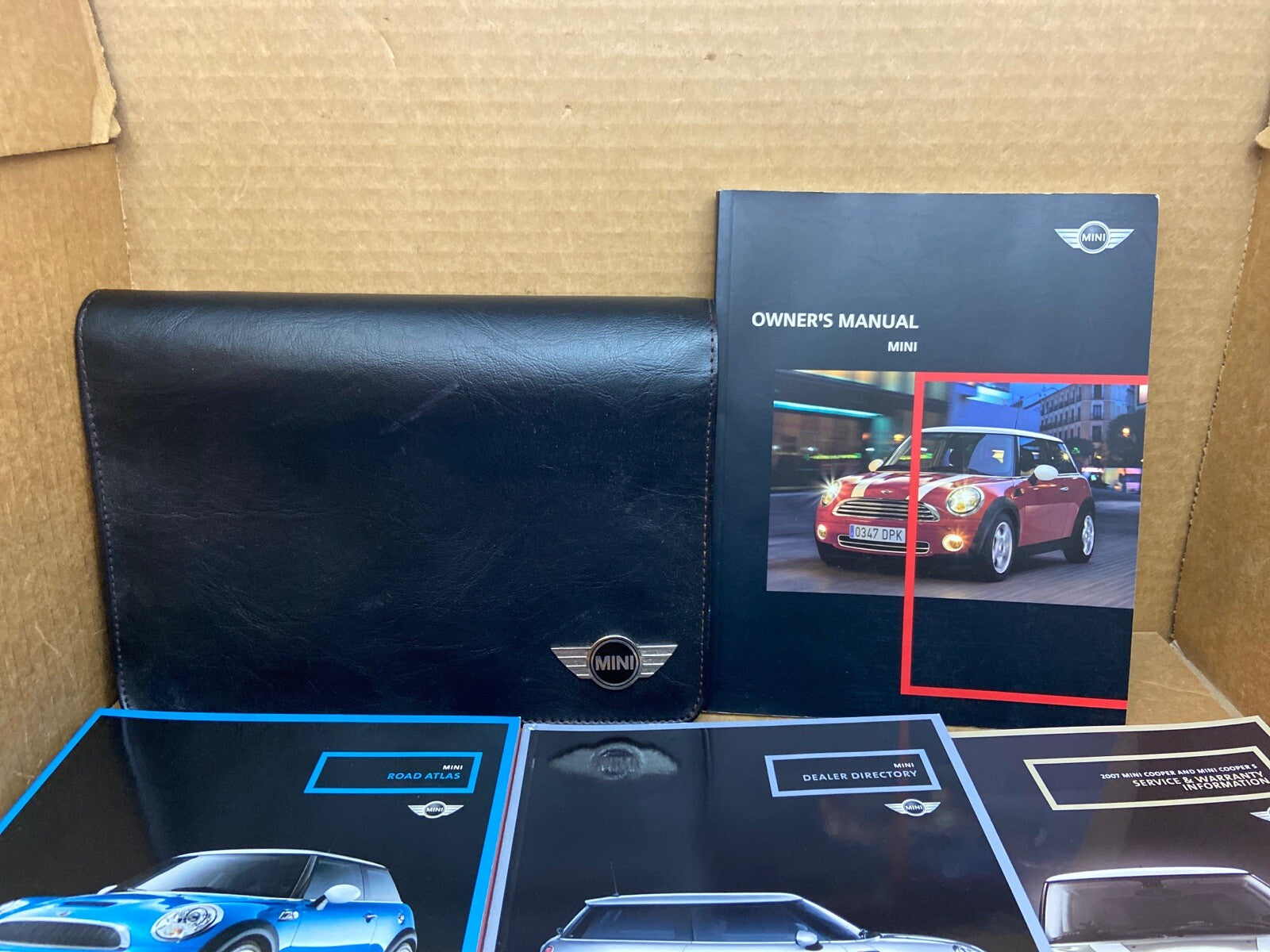2007 07 Mini Cooper Owner's Owners Owner Manual Book Guide Set Case Wallet OEM1