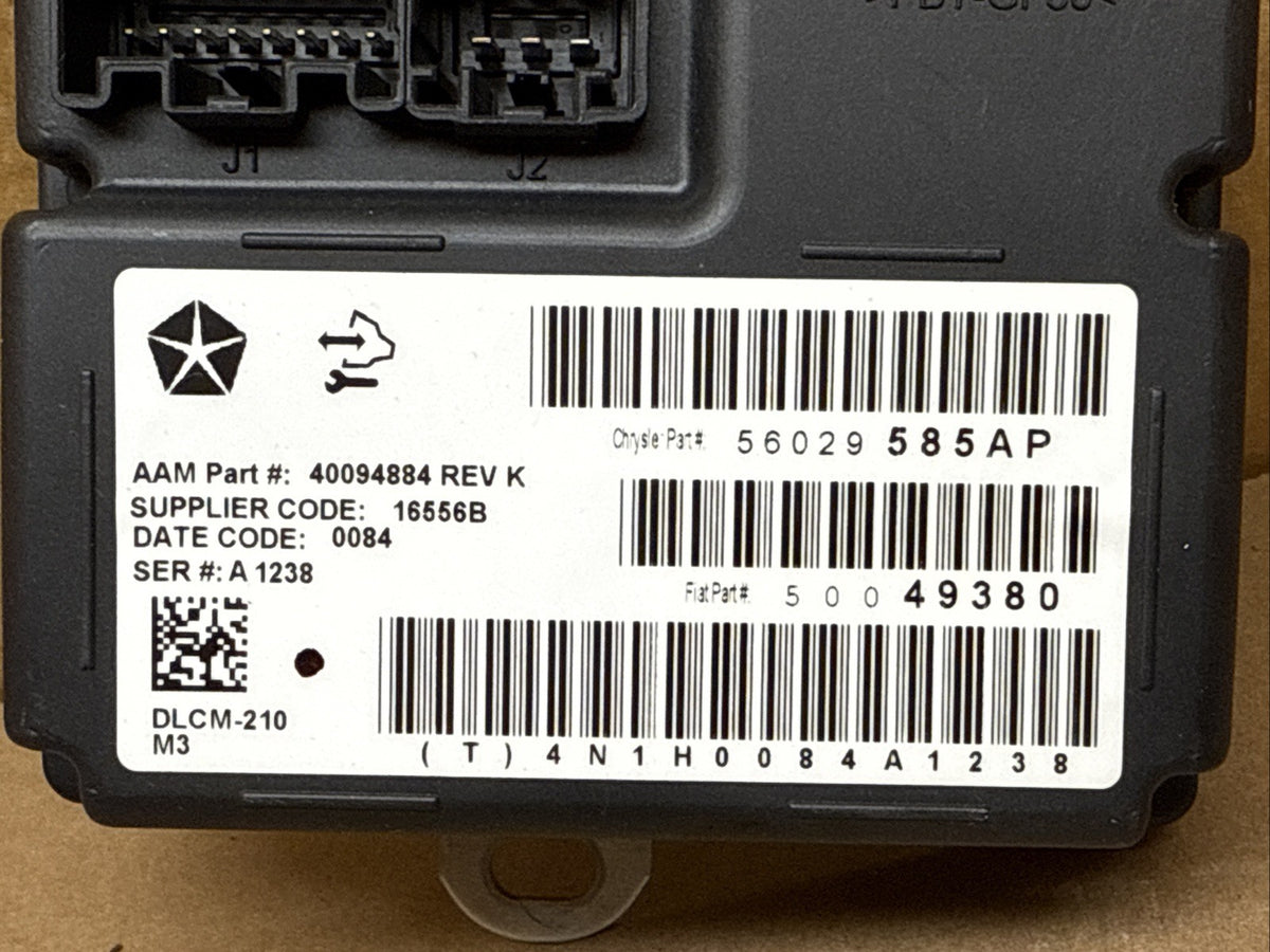 2014 2015 Dodge Durango Jeep Grand Cherokee Transfer Case Module 56029585AP2