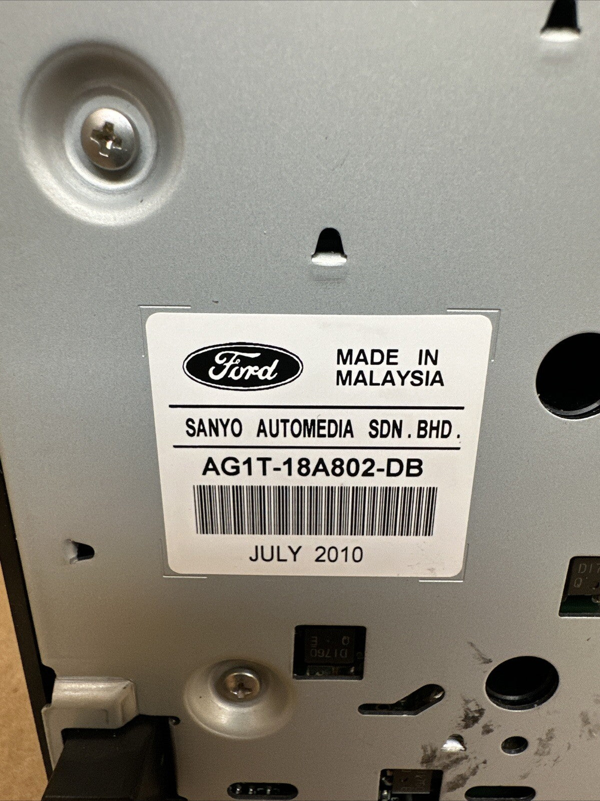 2010 2012 Ford Taurus Radio Face Plate Climate Control Panel OEM AG1T 18A802 DB7