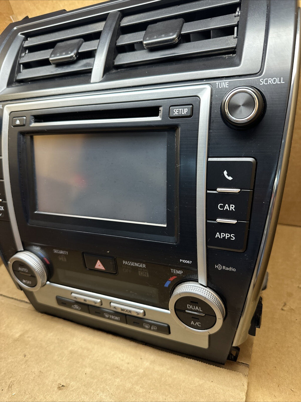 2013 2014 Toyota Camry Radio Touch Screen Display Receiver P10067 86140 060213