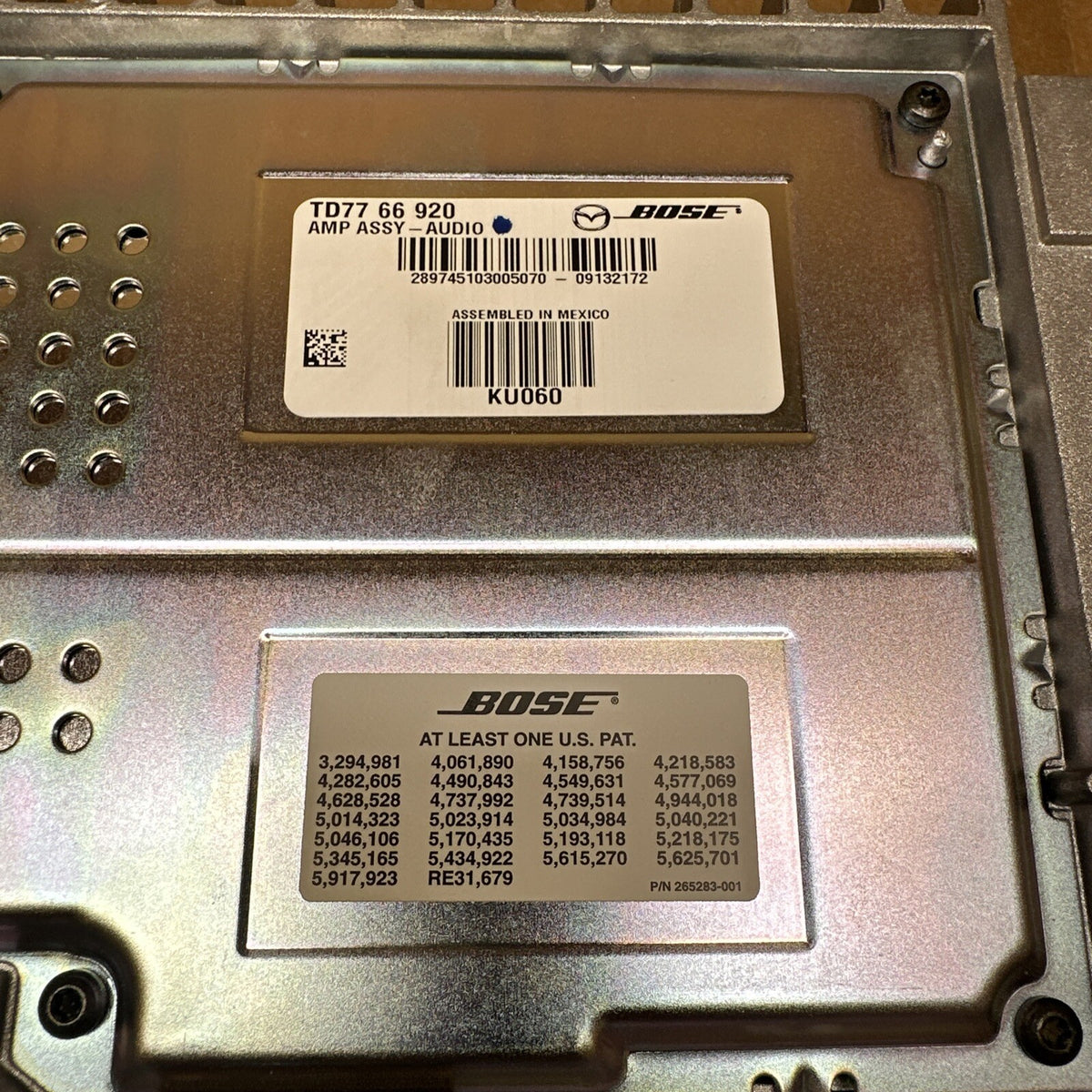2007 2012 Mazda CX 9 CX9 Bose Radio Amp Amplifier TD77 66 9207
