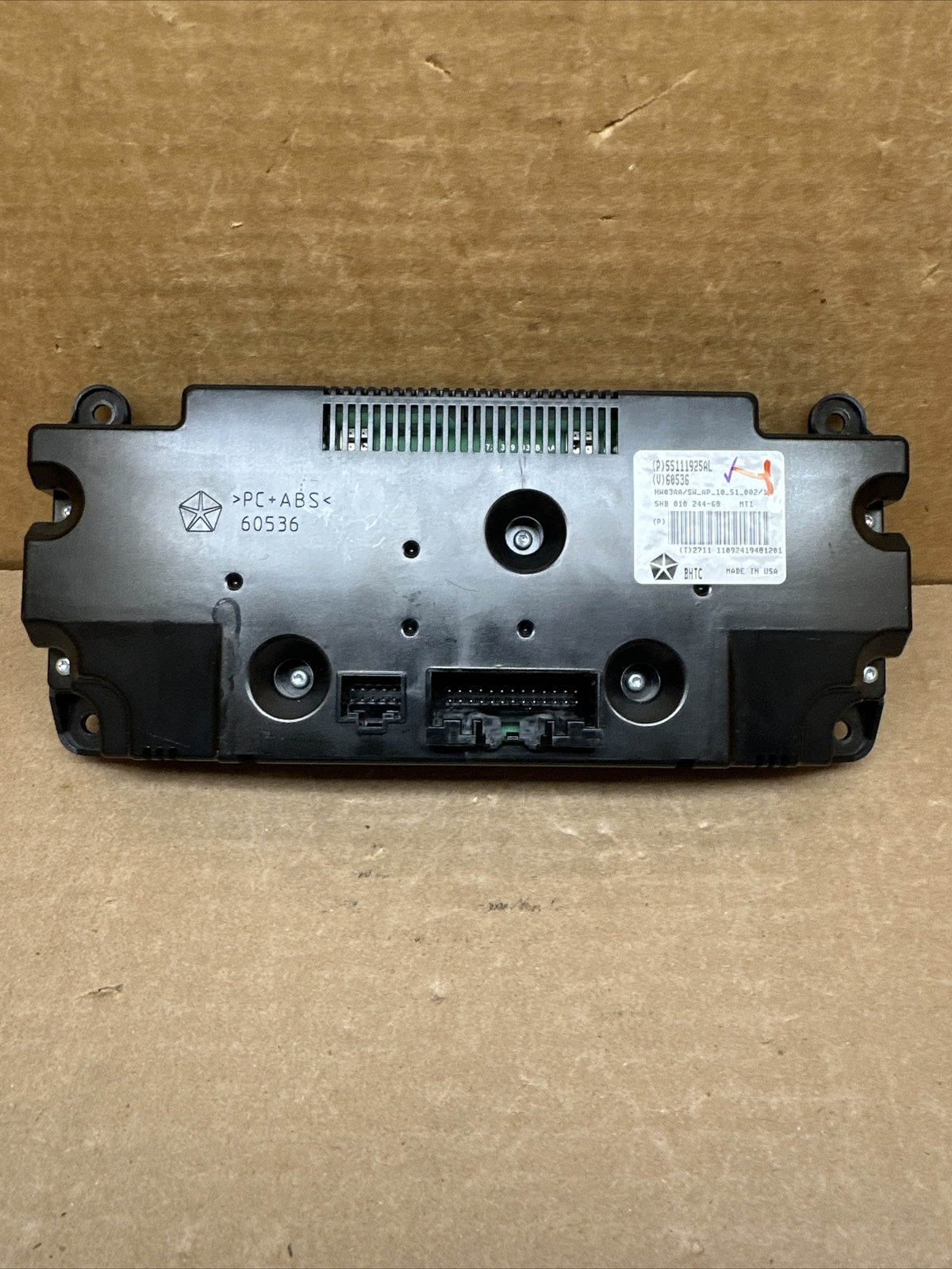 2011 2013 Dodge Durango Digital Climate Temp Temperature Heat Control 55111925AL6