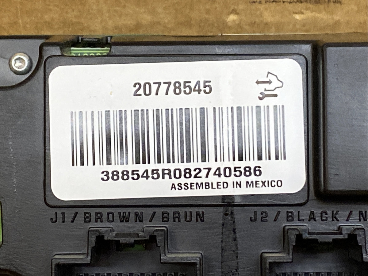 2008 2012 Traverse Enclave Digital Climate Temp Temperature Control 207785455
