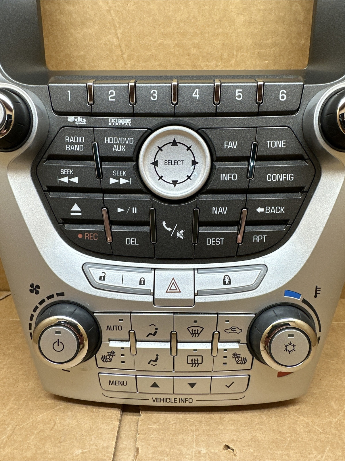 2010 2011 Terrain Equinox Radio Bezel Climate Temperature Control Panel 209067343