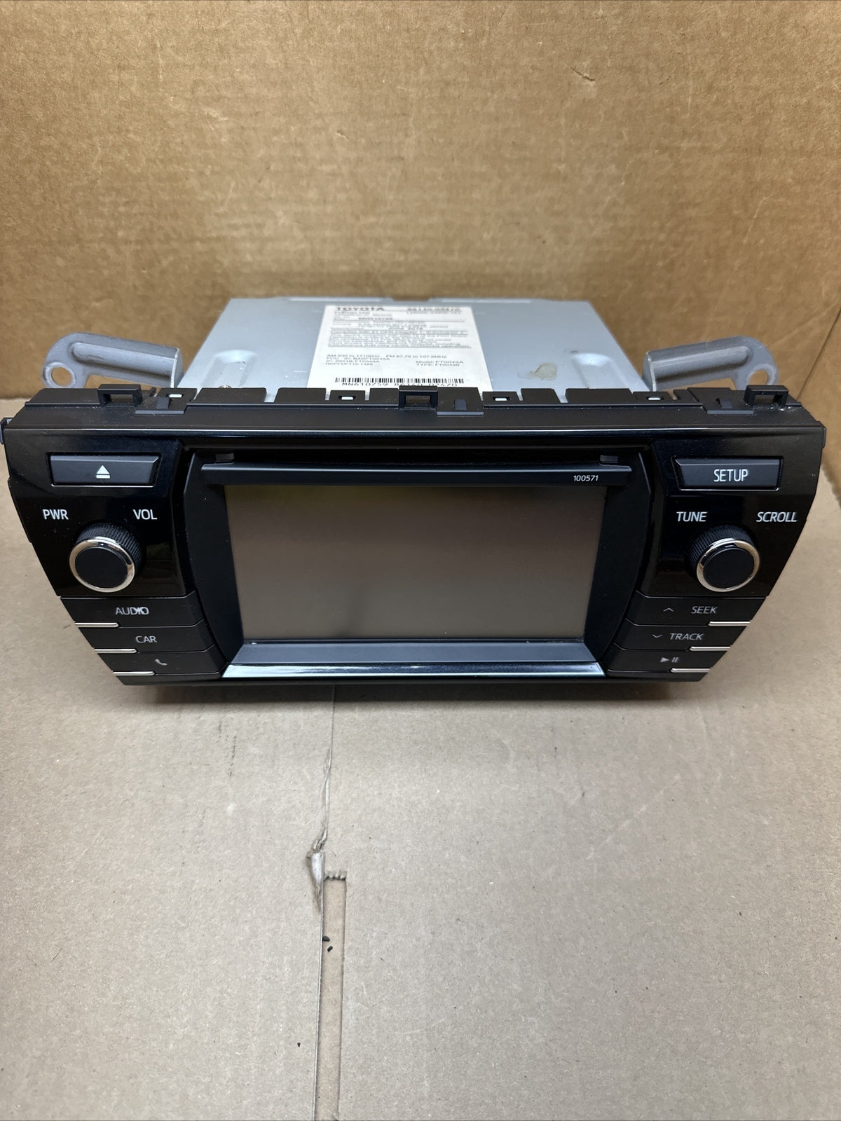 2014 2016 Toyota Corolla Dash Radio Receiver Display Screen OEM 86140 024700