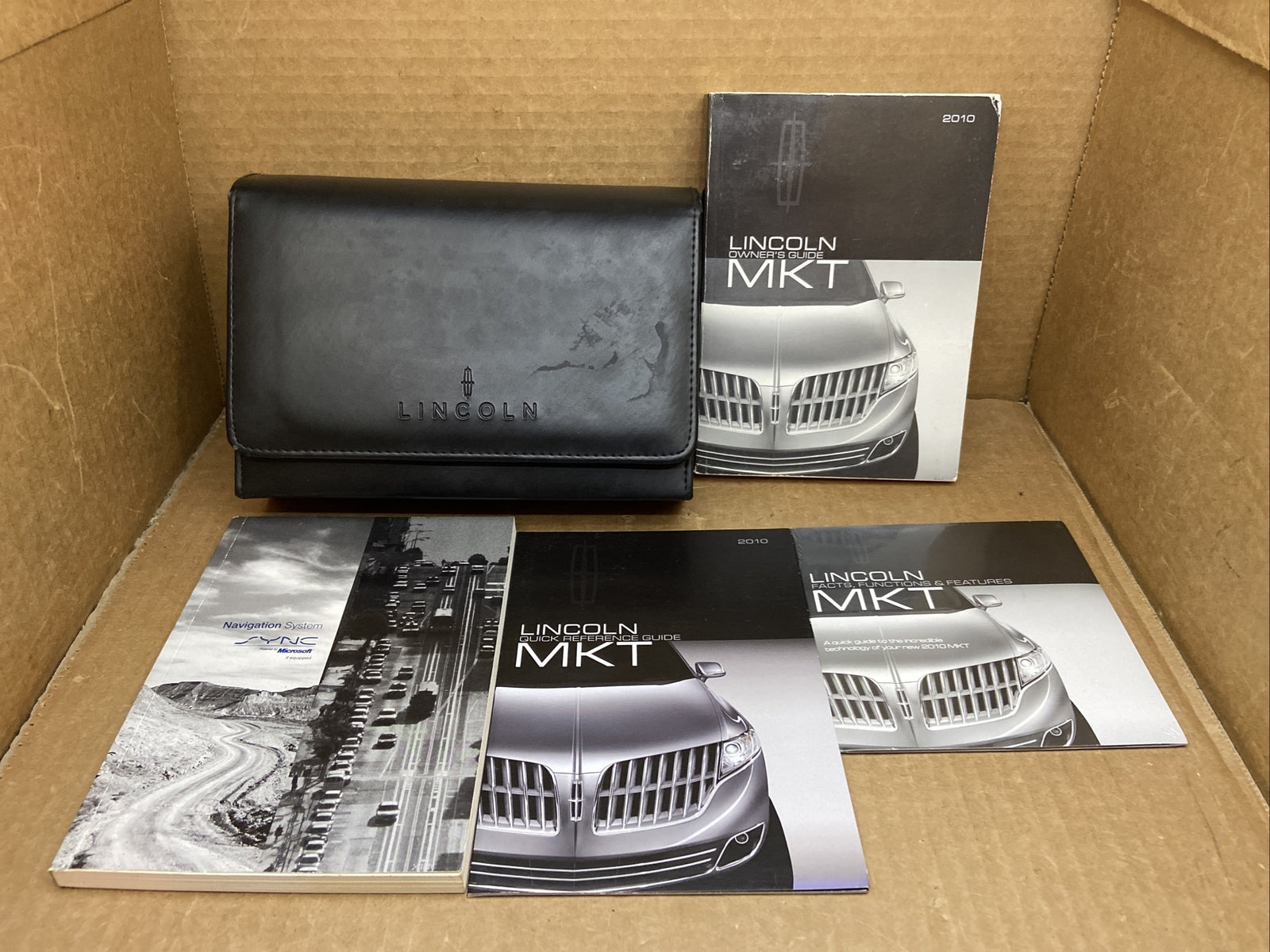 2010 Lincoln MKT Owner's Owners Owner Manual Book Guide Set Case Wallet OEM0