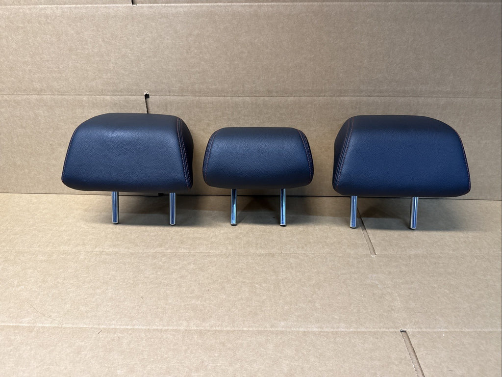 2014 2018 Mazda3 Mazda 3 Head Rest Headrest 2nd Row Rear Seat Set Black Leather0