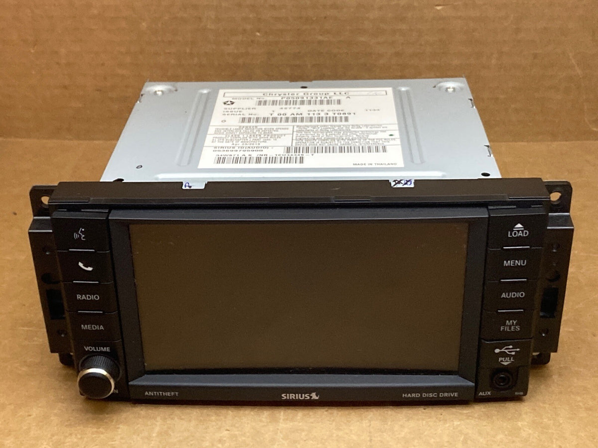 13 19 GRAND CARAVAN Navigation Radio Player Display Screen OEM RHB P05091331AE4