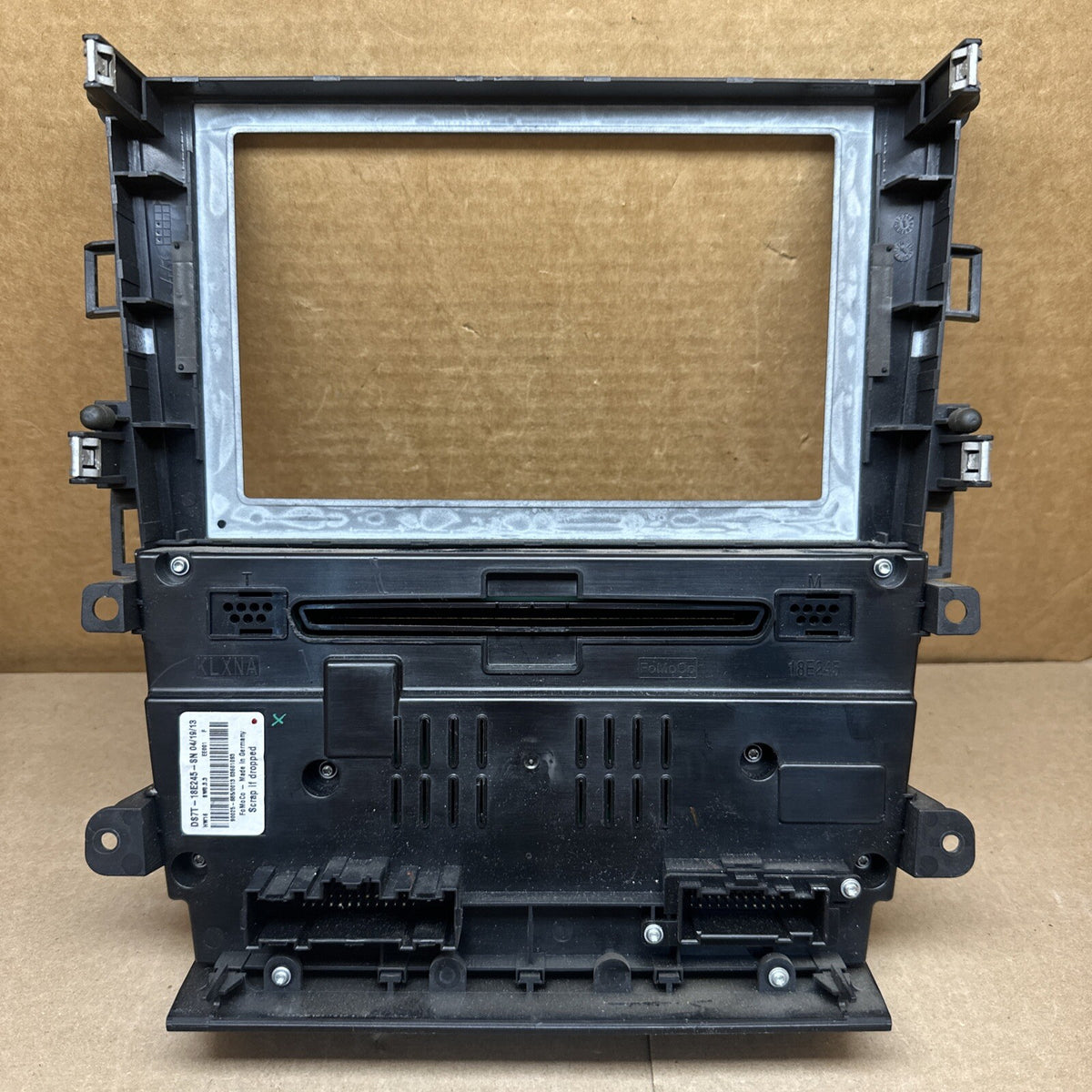 13 15 Ford Fusion Temp Temperature Climate Radio Control Bezel DS7T 18E245 SN5