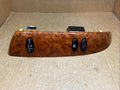 04 10 Toyota Sienna Woodgrain Radio Climate Bezel Trim with Switches Left Side0