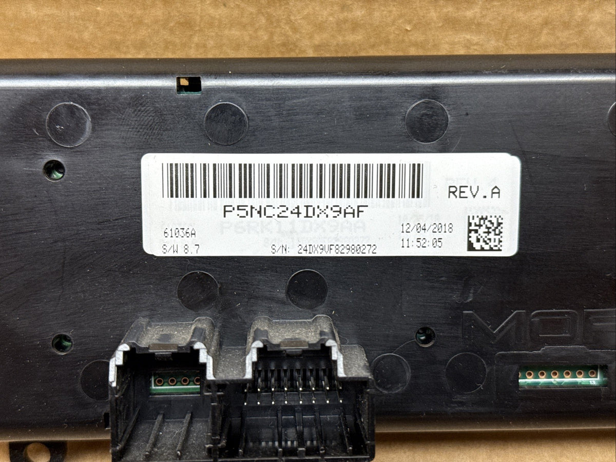 2014 2018 Ram Promaster Temperature Temp Climate Control Dials P5NC24DX9AF6