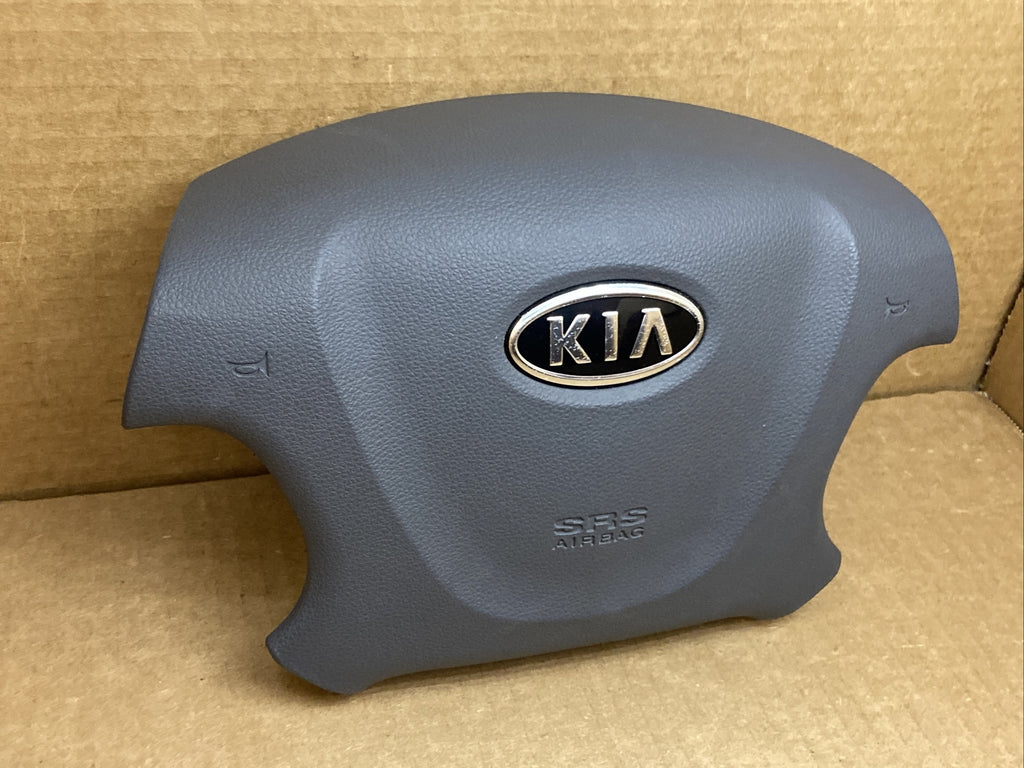 06 14 Kia Sedona Front Left Driver Side Steering Wheel Air Bag Airbag Gray KS2