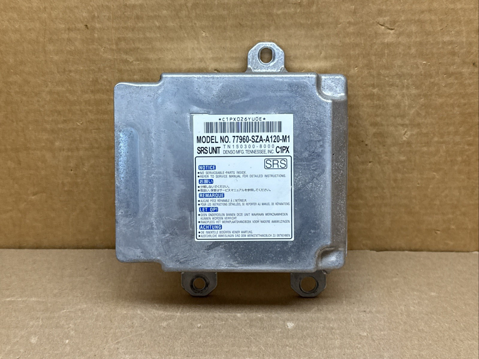 2014 2015 Honda Pilot Air Bag Airbag Control Module Computer 77960 SZA A120 M10