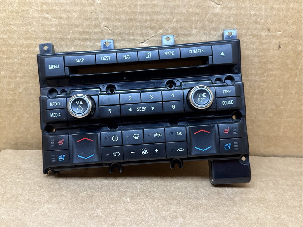 2010 2012 Ford Taurus Radio Face Plate Climate Control Panel OEM BG1T 18A802 BC1
