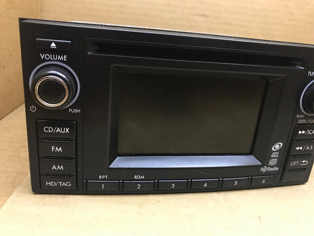 2012 2013 2014 SUBARU IMPREZA CROSSTREK OEM RADIO AUDIO HD 86201FJ630 12 13 141
