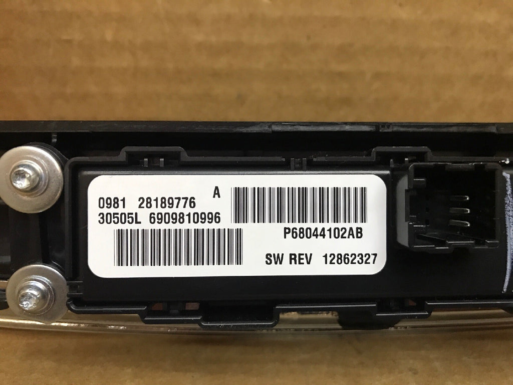 11 12 13 14 CHRYSLER 200 DASH RADIO TRIM BEZEL W/ CLOCK HAZARD SWITCH OEM11
