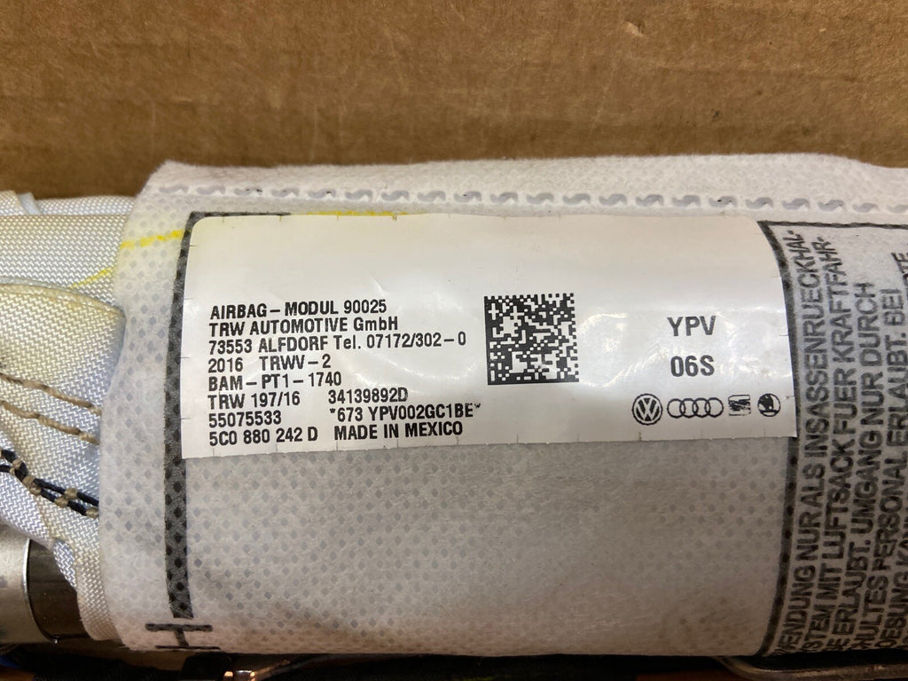 15 18 Volkswagen VW Jetta Right Passenger Side Seat Air Bag Airbag 5C0880242D2