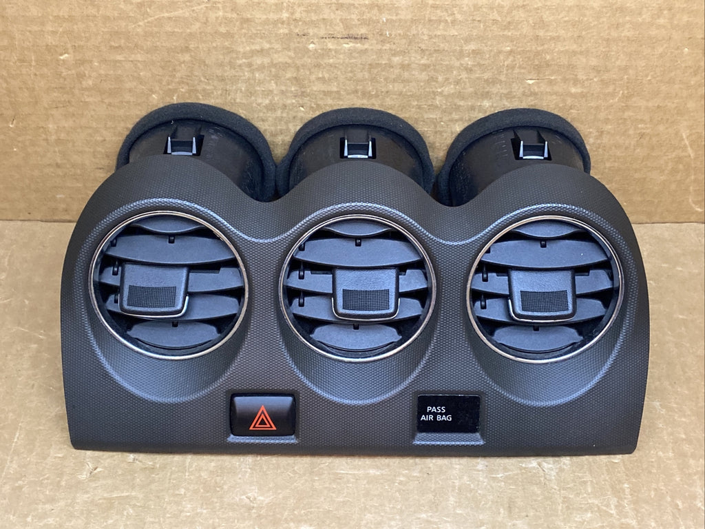 2007 2012 Nissan Altima Center Dash Three Air Vent Hazard Switch Insert Brown3