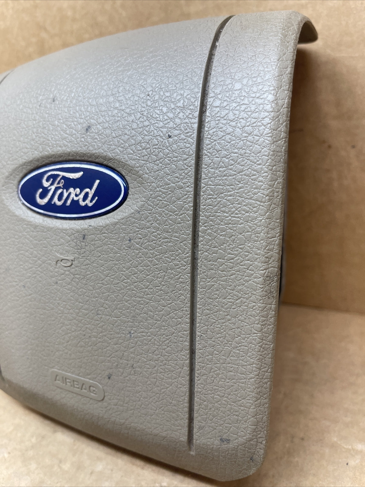 2004 2008 Ford F150 Front Left Driver Side Steering Wheel Air Bag Airbag Tan 2