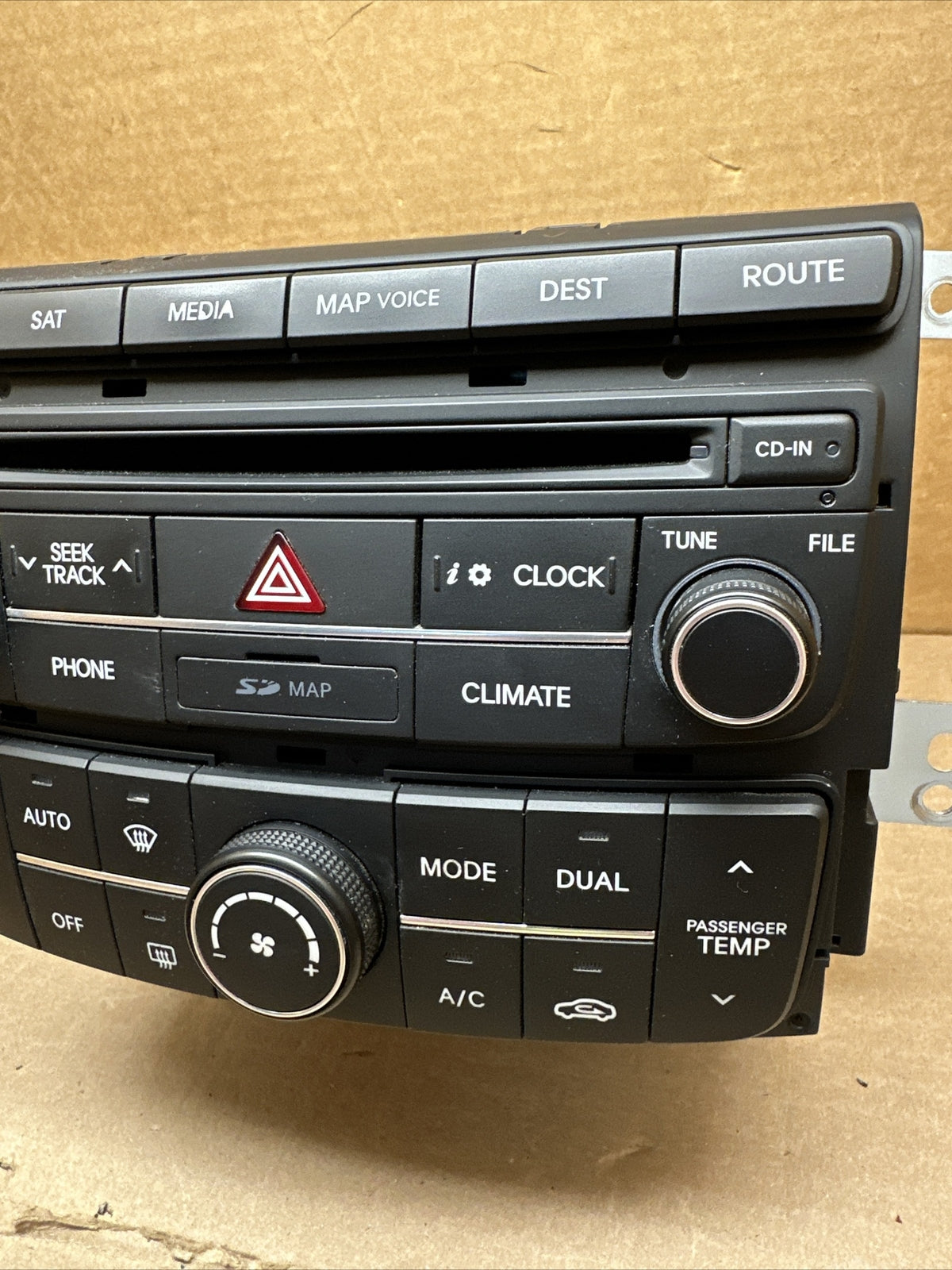 2014 Hyundai Sonata Radio Navigation Bluetooth Single CD Part 96560 3Q4004X2