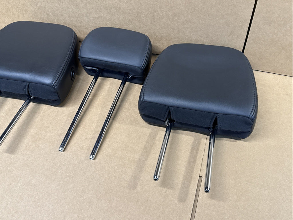 2011 2014 Ford F 150 F150 Back Rear Head Rest Headrest Black Leather Set of 39