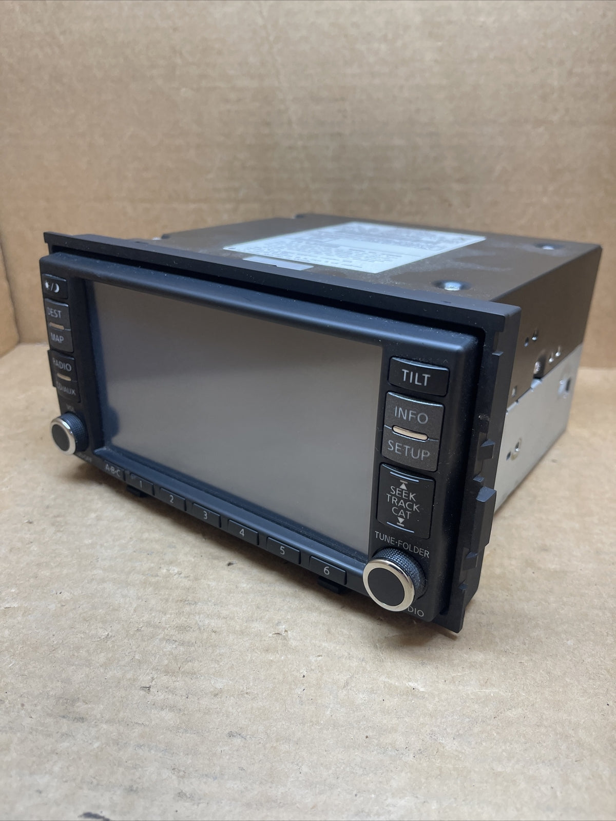 2008 2009 NISSAN ALTIMA OEM  RADIO NAVIGATION 6 CD PLAYER RECEIVER 25915JA00B1